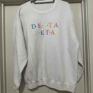Delta Zeta Sorority Sweatshirt XL